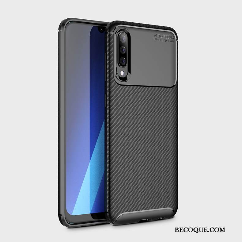Kuori Samsung Galaxy A50 Silikoni Murtumaton Kuitu, Kotelo Samsung Galaxy A50 Pehmeä Neste Puhelimen Kuoret Sininen