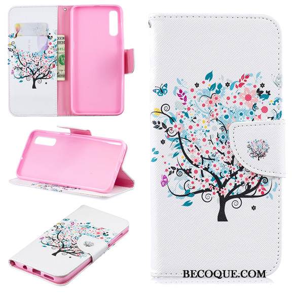 Kuori Samsung Galaxy A50 Silikoni Puhelimen Kuoret Sininen, Kotelo Samsung Galaxy A50 Kuoret Murtumaton