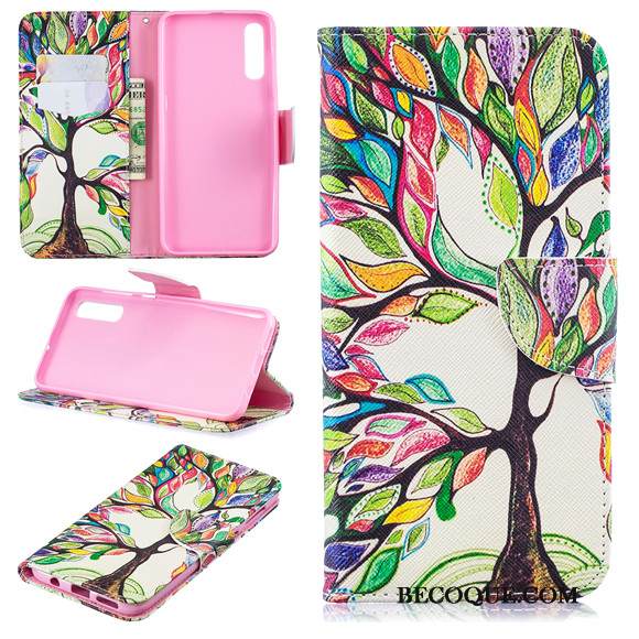 Kuori Samsung Galaxy A50 Silikoni Puhelimen Kuoret Sininen, Kotelo Samsung Galaxy A50 Kuoret Murtumaton