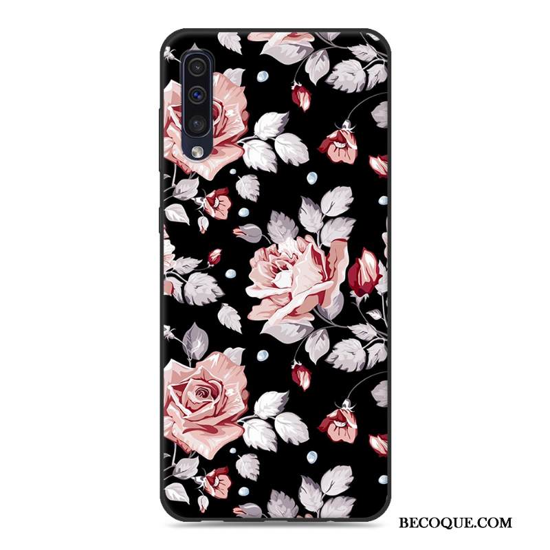 Kuori Samsung Galaxy A50 Silikoni Violetti Ihana, Kotelo Samsung Galaxy A50 Suojaus Puhelimen Kuoret Murtumaton