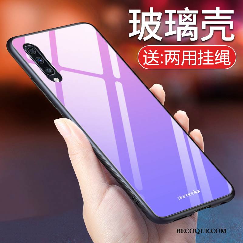Kuori Samsung Galaxy A50 Suojaus Takakansi Murtumaton, Kotelo Samsung Galaxy A50 Silikoni Jauhe Puhelimen Kuoret