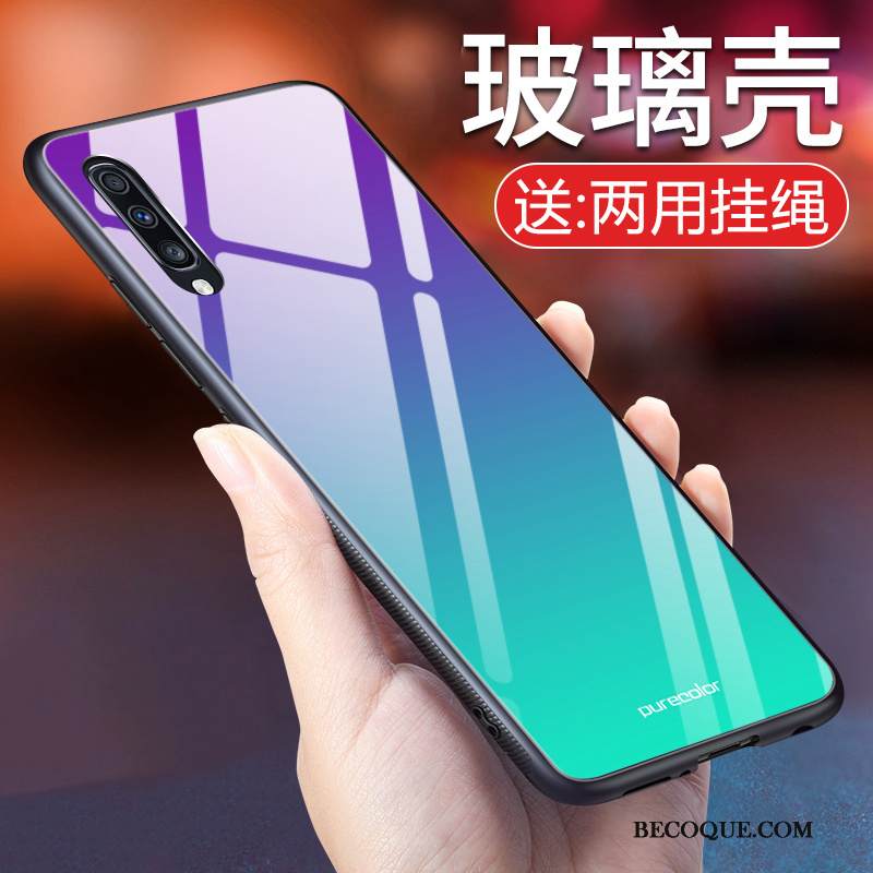 Kuori Samsung Galaxy A50 Suojaus Takakansi Murtumaton, Kotelo Samsung Galaxy A50 Silikoni Jauhe Puhelimen Kuoret
