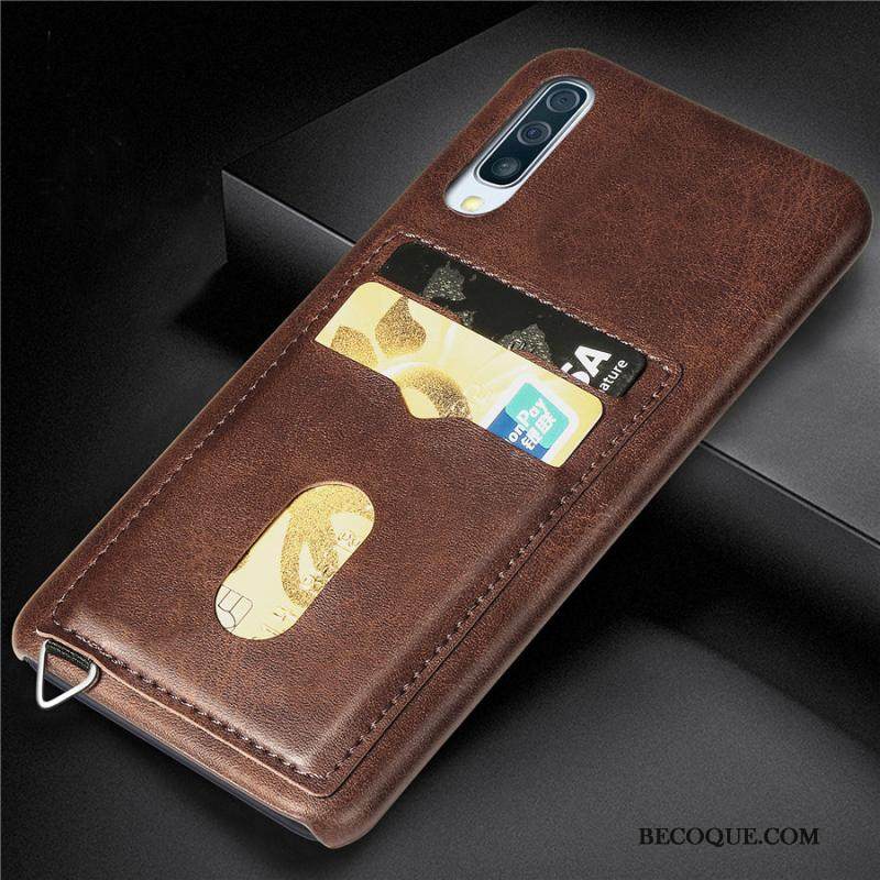 Kuori Samsung Galaxy A50s Laukut Yksinkertainen Puhelimen Kuoret, Kotelo Samsung Galaxy A50s Suojaus Keltainen