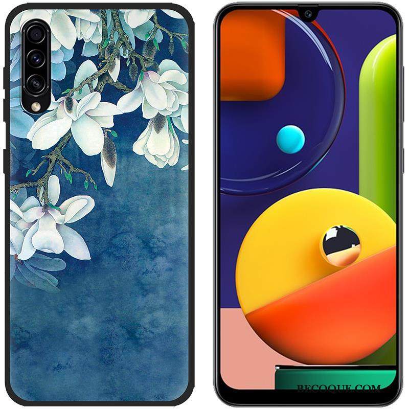 Kuori Samsung Galaxy A50s Maalaus Sininen Puhelimen Kuoret, Kotelo Samsung Galaxy A50s Suojaus Murtumaton
