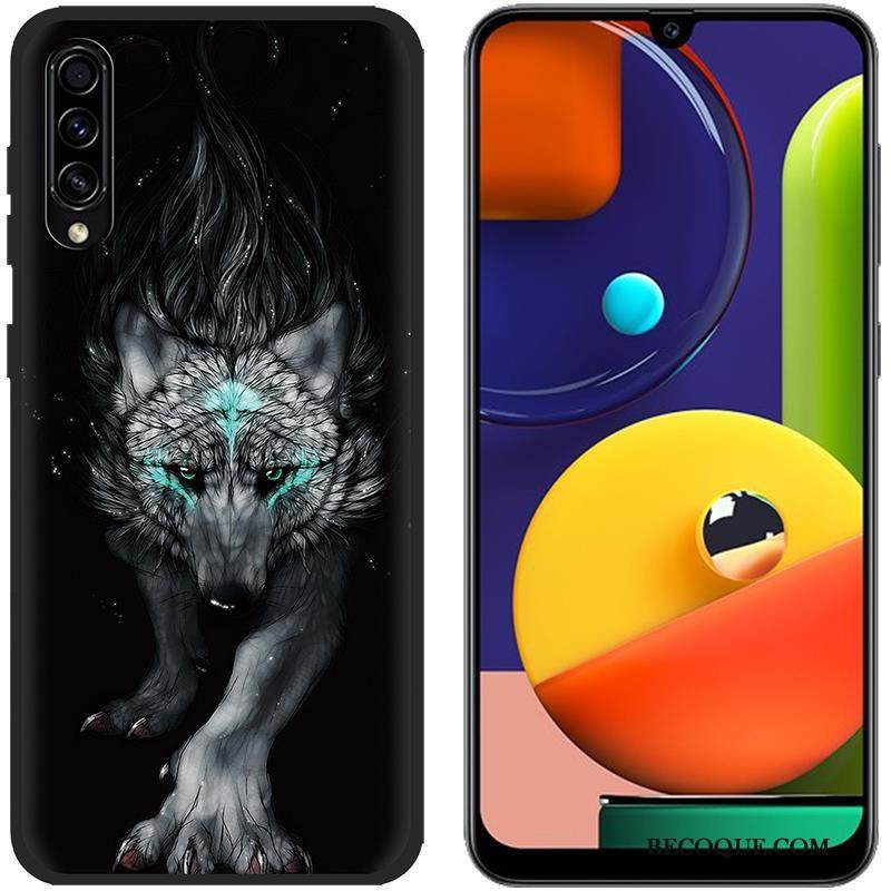 Kuori Samsung Galaxy A50s Maalaus Sininen Puhelimen Kuoret, Kotelo Samsung Galaxy A50s Suojaus Murtumaton