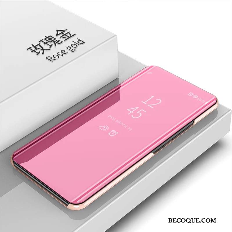 Kuori Samsung Galaxy A50s Nahka Kulta Murtumaton, Kotelo Samsung Galaxy A50s Kuoret Puhelimen Kuoret Pinkki