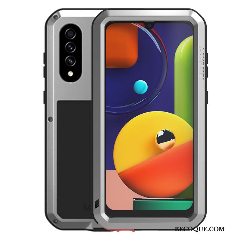 Kuori Samsung Galaxy A50s Suojaus Murtumaton Kolme Puolustusta, Kotelo Samsung Galaxy A50s Laukut Paksu Puhelimen Kuoret