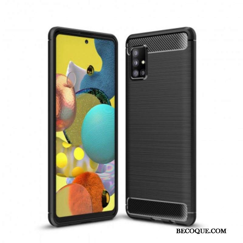Kuori Samsung Galaxy A51 5G Harjattua Hiilikuitua