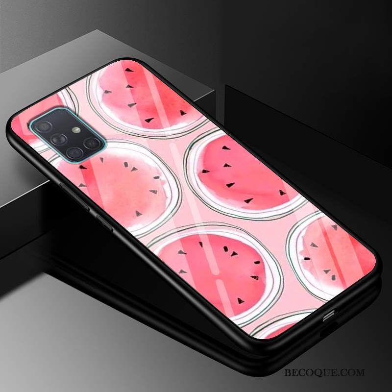 Kuori Samsung Galaxy A51 Laukut Murtumaton Tide-brändi, Kotelo Samsung Galaxy A51 Luova Muokata Lasi