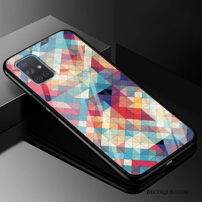 Kuori Samsung Galaxy A51 Laukut Murtumaton Tide-brändi, Kotelo Samsung Galaxy A51 Luova Muokata Lasi