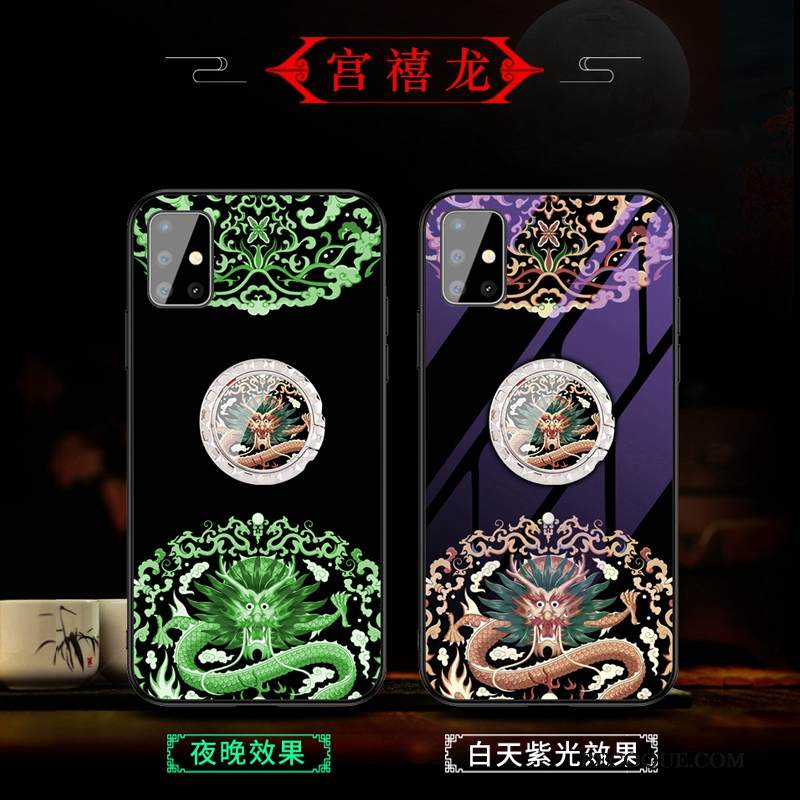 Kuori Samsung Galaxy A51 Laukut Puhelimen Kuoret Tide-brändi, Kotelo Samsung Galaxy A51 Luova Peili Lasi