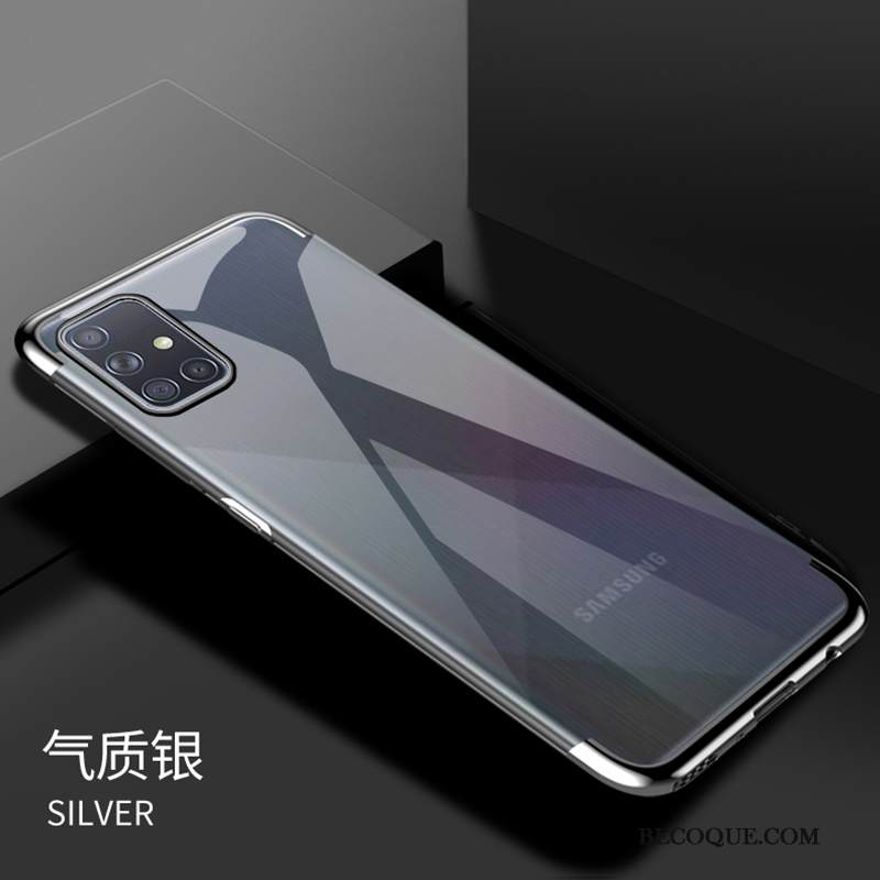 Kuori Samsung Galaxy A51 Laukut Violetti Ultra, Kotelo Samsung Galaxy A51 Pehmeä Neste Tuuli Ohut