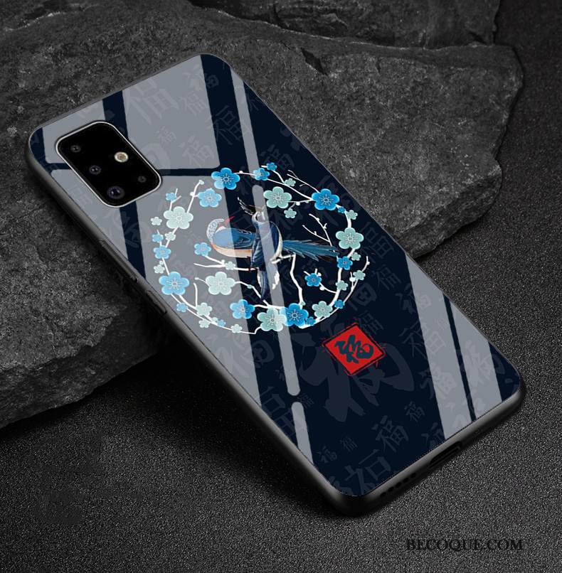 Kuori Samsung Galaxy A51 Luova Lasi Persoonallisuus, Kotelo Samsung Galaxy A51 Sarjakuva Puhelimen Kuoret Muokata