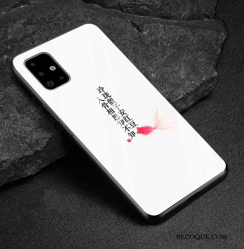 Kuori Samsung Galaxy A51 Luova Lasi Persoonallisuus, Kotelo Samsung Galaxy A51 Sarjakuva Puhelimen Kuoret Muokata