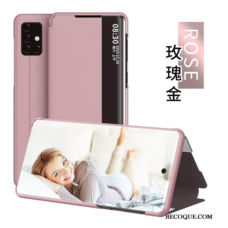 Kuori Samsung Galaxy A51 Nahka Liiketoiminta Karkaisu, Kotelo Samsung Galaxy A51 Kuoret Puhelimen Kuoret Kalvo