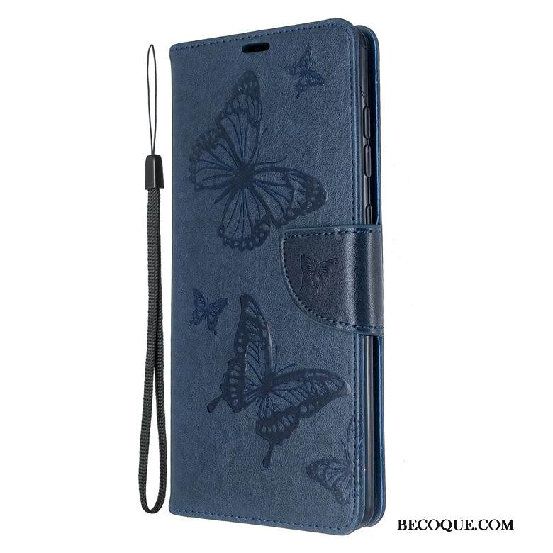 Kuori Samsung Galaxy A51 Silikoni Murtumaton Perhonen, Kotelo Samsung Galaxy A51 Nahka Punainen Puhelimen Kuoret