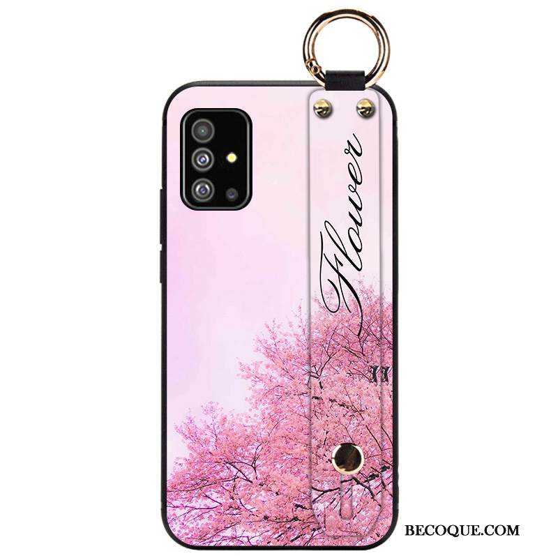 Kuori Samsung Galaxy A51 Silikoni Murtumaton Rakastunut, Kotelo Samsung Galaxy A51 Luova Persoonallisuus Sininen