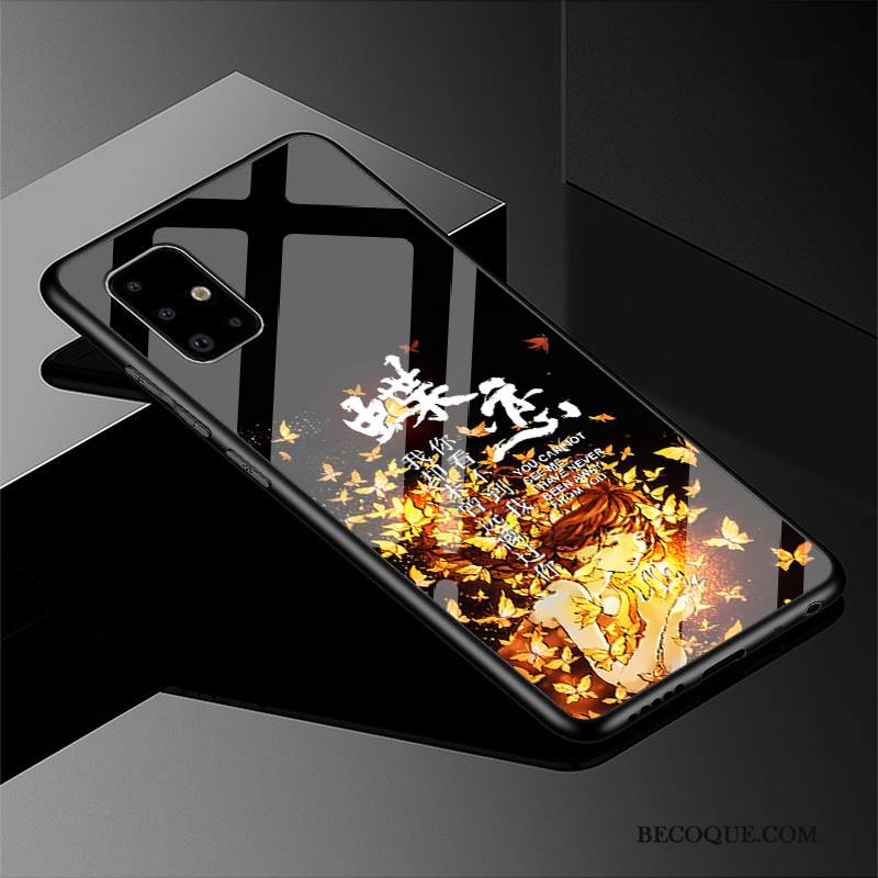 Kuori Samsung Galaxy A51 Suojaus Persoonallisuus Harmaa, Kotelo Samsung Galaxy A51 Puhelimen Kuoret Pesty Suede