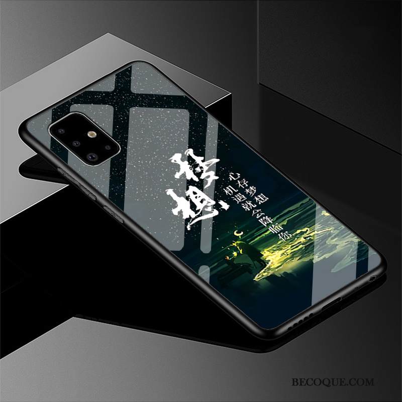 Kuori Samsung Galaxy A51 Suojaus Persoonallisuus Harmaa, Kotelo Samsung Galaxy A51 Puhelimen Kuoret Pesty Suede