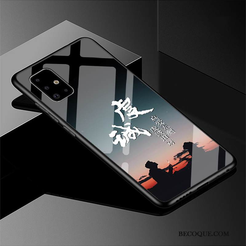 Kuori Samsung Galaxy A51 Suojaus Persoonallisuus Harmaa, Kotelo Samsung Galaxy A51 Puhelimen Kuoret Pesty Suede