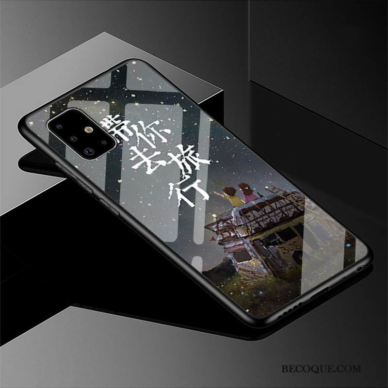 Kuori Samsung Galaxy A51 Suojaus Persoonallisuus Harmaa, Kotelo Samsung Galaxy A51 Puhelimen Kuoret Pesty Suede