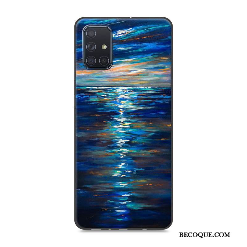 Kuori Samsung Galaxy A51 Suojaus Persoonallisuus Puhelimen Kuoret, Kotelo Samsung Galaxy A51 Laukut Punainen Murtumaton