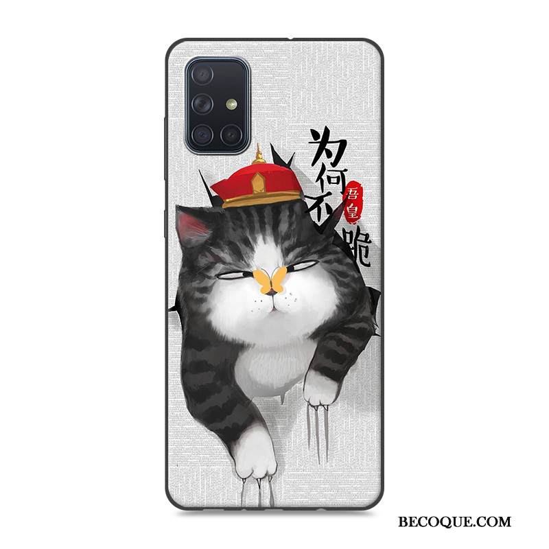 Kuori Samsung Galaxy A51 Suojaus Persoonallisuus Puhelimen Kuoret, Kotelo Samsung Galaxy A51 Laukut Punainen Murtumaton