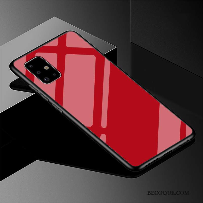 Kuori Samsung Galaxy A51 Tila Lasi Puhdas, Kotelo Samsung Galaxy A51 Laukut Yksinkertainen Puhelimen Kuoret
