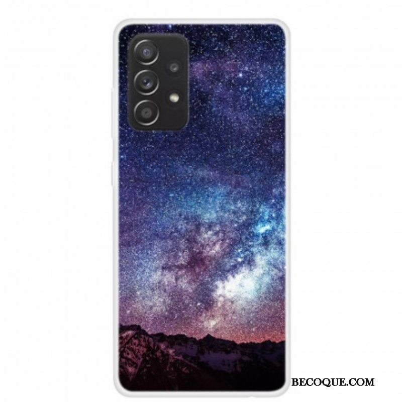 Kuori Samsung Galaxy A52 4G / A52 5G / A52s 5G Silikoniplaneetat Tulessa