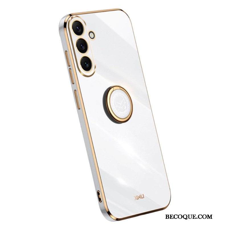 Kuori Samsung Galaxy A54 5G Kultaiset Reunat Rengastuella