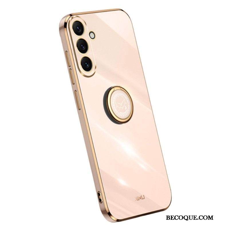 Kuori Samsung Galaxy A54 5G Kultaiset Reunat Rengastuella