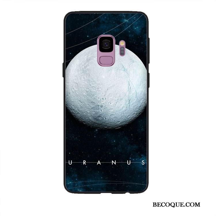 Kuori Samsung Galaxy A6 Kohokuviointi Tähtitaivas Rakastunut, Kotelo Samsung Galaxy A6 Planeetta Yö