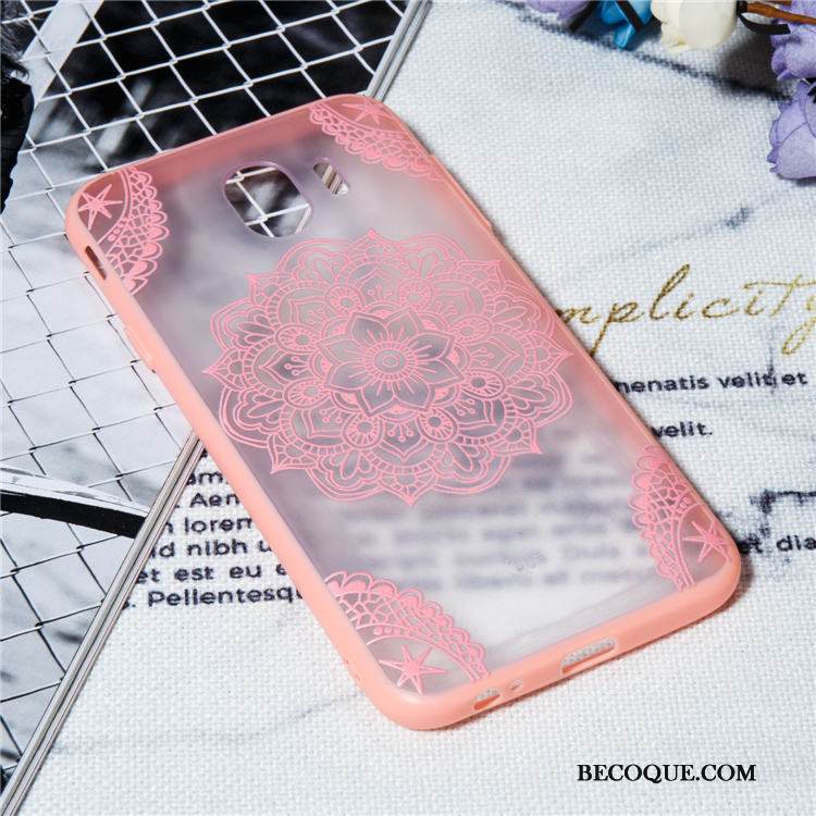 Kuori Samsung Galaxy A6 Laukut Kiinalainen Tyyli Kukka, Kotelo Samsung Galaxy A6 Pehmeä Neste Puhelimen Kuoret Pitsi