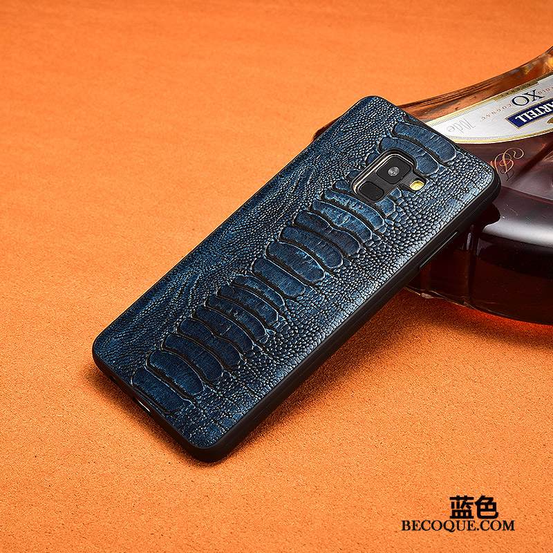 Kuori Samsung Galaxy A6 Laukut Muokata Tide-brändi, Kotelo Samsung Galaxy A6 Nahka Musta Puhelimen Kuoret