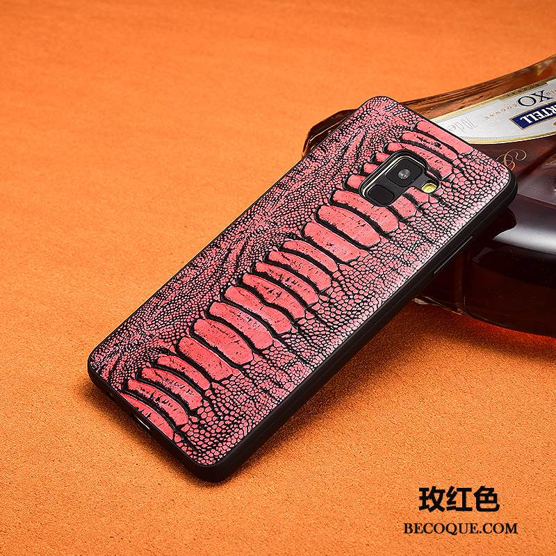 Kuori Samsung Galaxy A6 Laukut Muokata Tide-brändi, Kotelo Samsung Galaxy A6 Nahka Musta Puhelimen Kuoret