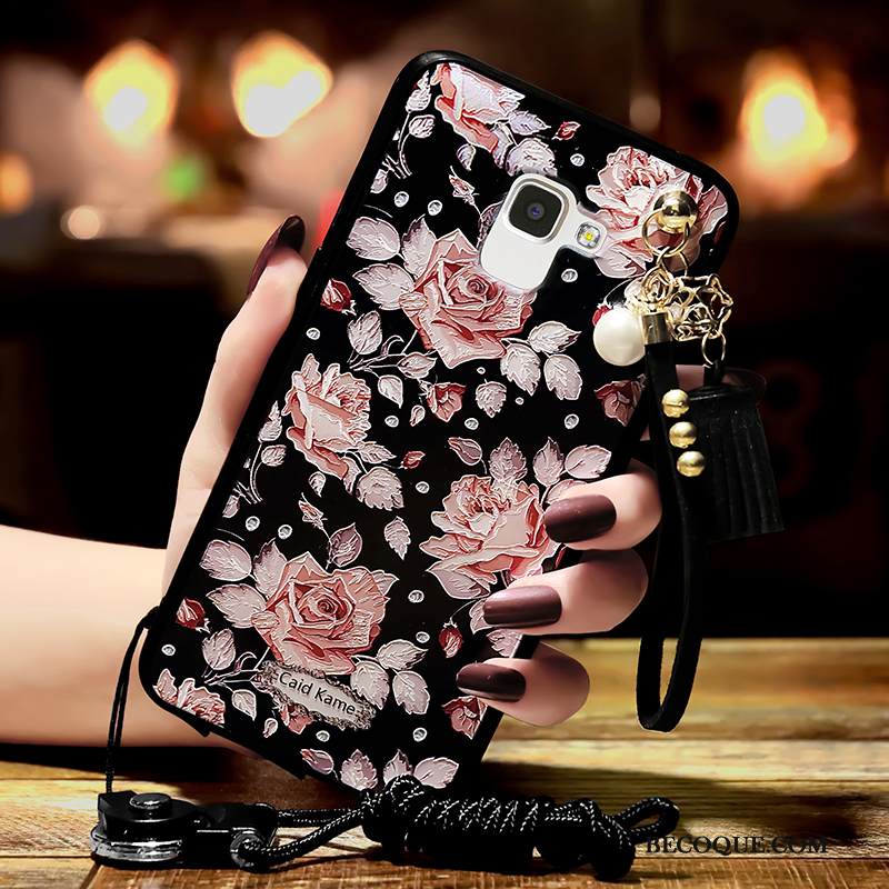 Kuori Samsung Galaxy A6 Luova Pesty Suede Persoonallisuus, Kotelo Samsung Galaxy A6 Suojaus Trendi Uusi