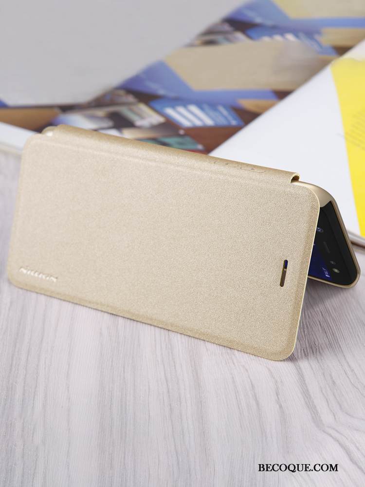 Kuori Samsung Galaxy A6 Nahka Kova Murtumaton, Kotelo Samsung Galaxy A6 Suojaus Puhelimen Kuoret Kulta