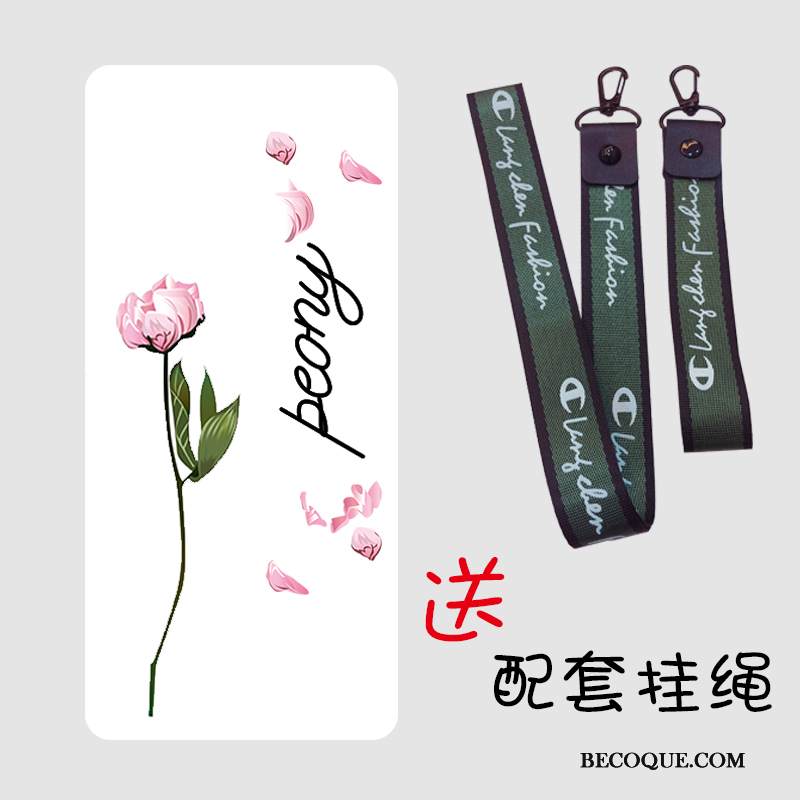 Kuori Samsung Galaxy A6+ Pehmeä Neste Ultra Puhelimen Kuoret, Kotelo Samsung Galaxy A6+ Silikoni Valkoinen Kukka