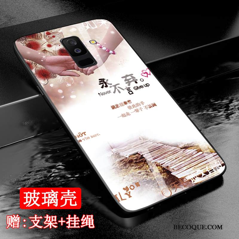 Kuori Samsung Galaxy A6+ Suojaus Malli Muokata, Kotelo Samsung Galaxy A6+ Karkaisu Lasi