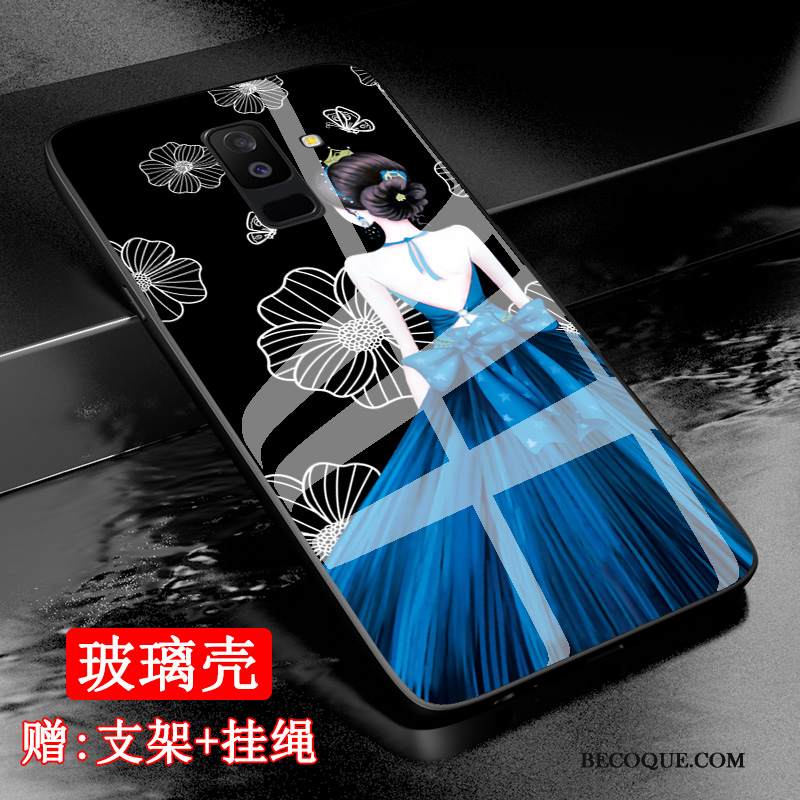 Kuori Samsung Galaxy A6+ Suojaus Malli Muokata, Kotelo Samsung Galaxy A6+ Karkaisu Lasi