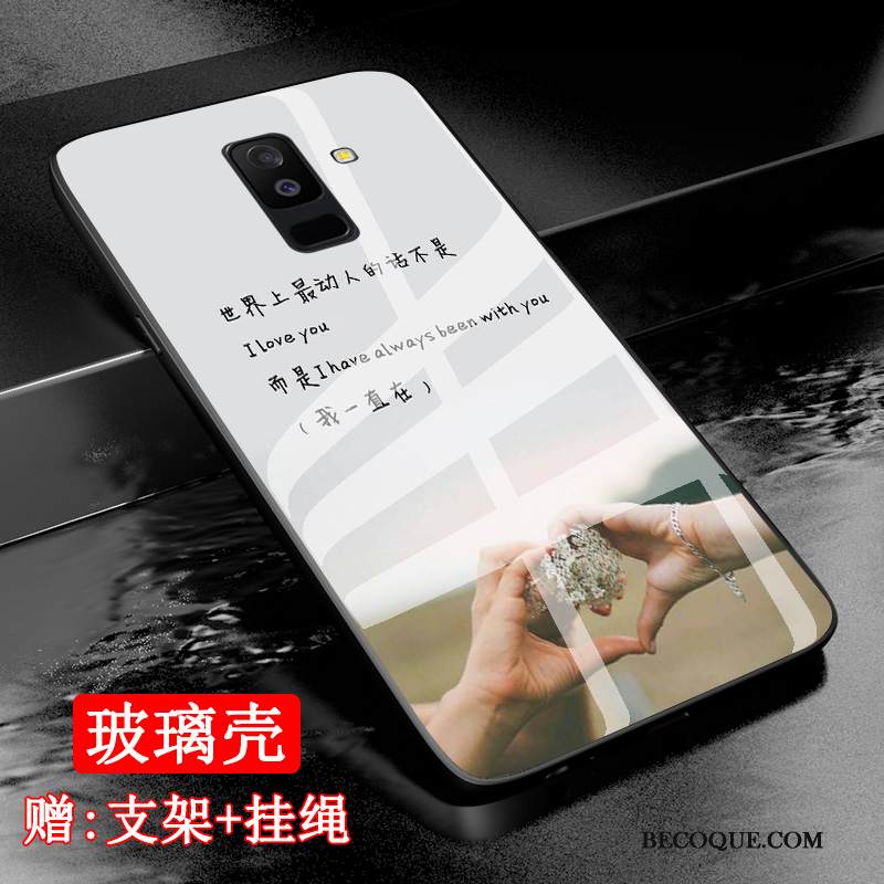 Kuori Samsung Galaxy A6+ Suojaus Malli Muokata, Kotelo Samsung Galaxy A6+ Karkaisu Lasi