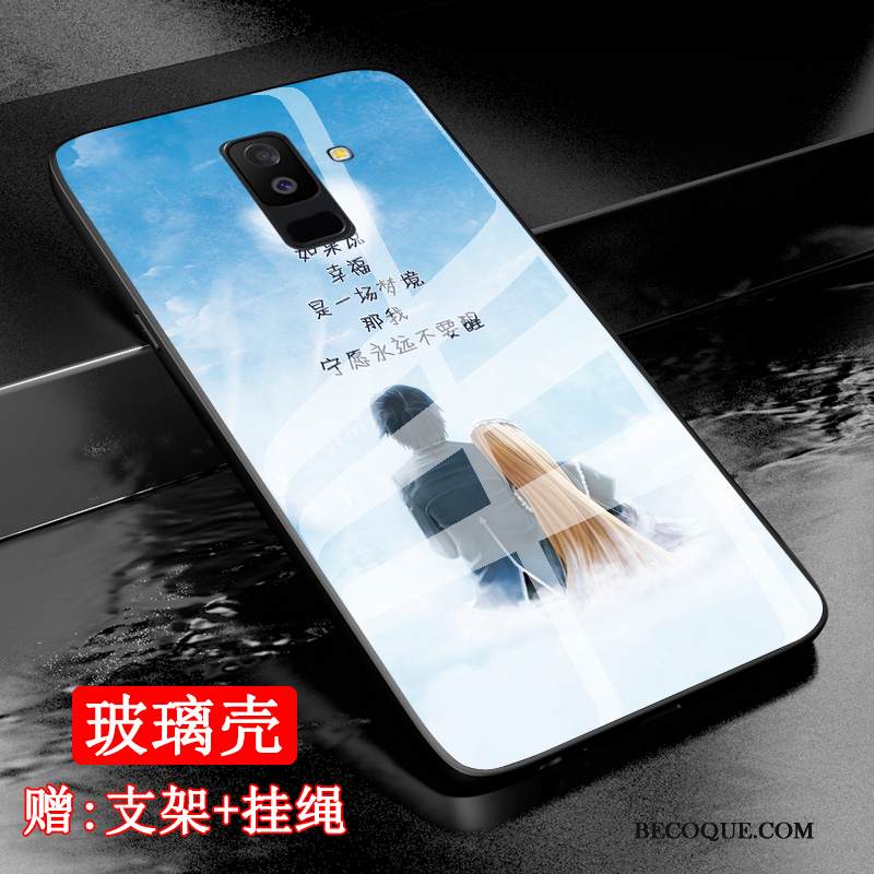 Kuori Samsung Galaxy A6+ Suojaus Malli Muokata, Kotelo Samsung Galaxy A6+ Karkaisu Lasi