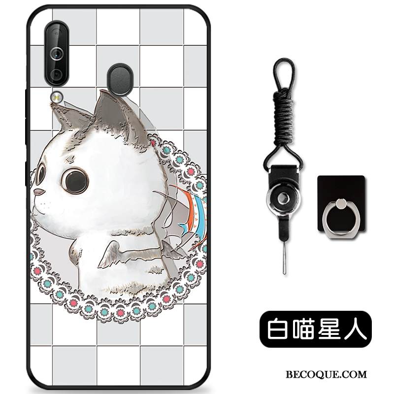 Kuori Samsung Galaxy A60 Kohokuviointi Ulotteinen Ihana, Kotelo Samsung Galaxy A60 Pehmeä Neste Vihreä Puhelimen Kuoret