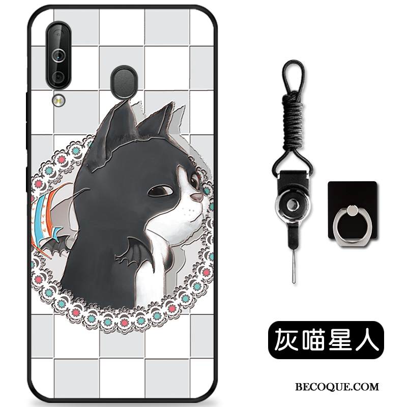 Kuori Samsung Galaxy A60 Kohokuviointi Ulotteinen Ihana, Kotelo Samsung Galaxy A60 Pehmeä Neste Vihreä Puhelimen Kuoret