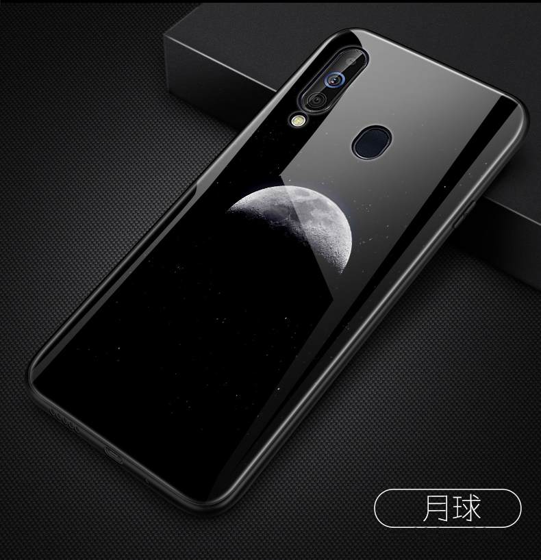 Kuori Samsung Galaxy A60 Laukut Lasi Vihreä, Kotelo Samsung Galaxy A60 Suojaus Puhelimen Kuoret