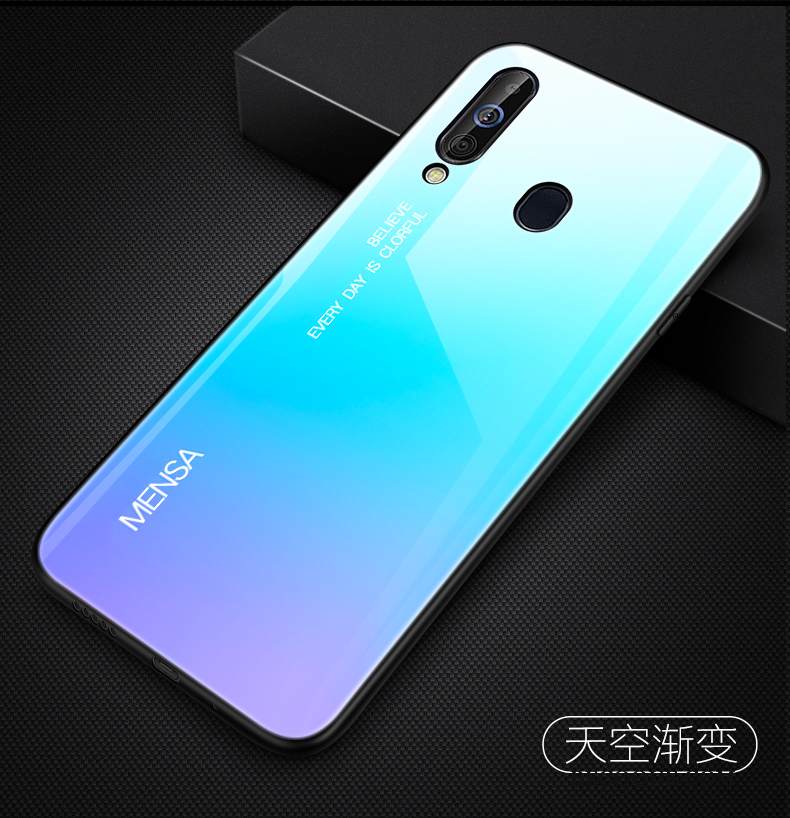 Kuori Samsung Galaxy A60 Laukut Lasi Vihreä, Kotelo Samsung Galaxy A60 Suojaus Puhelimen Kuoret