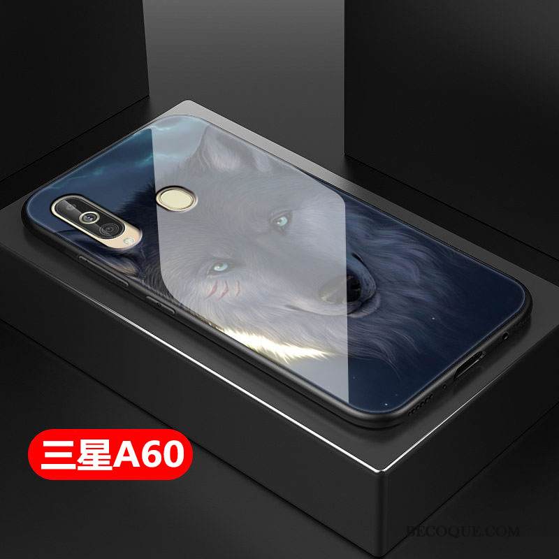 Kuori Samsung Galaxy A60 Laukut Murtumaton Trendi, Kotelo Samsung Galaxy A60 Luova Violetti Kova