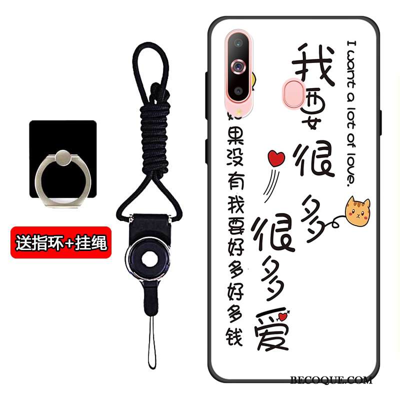 Kuori Samsung Galaxy A60 Pehmeä Neste Puhelimen Kuoret Musta, Kotelo Samsung Galaxy A60 Silikoni Murtumaton