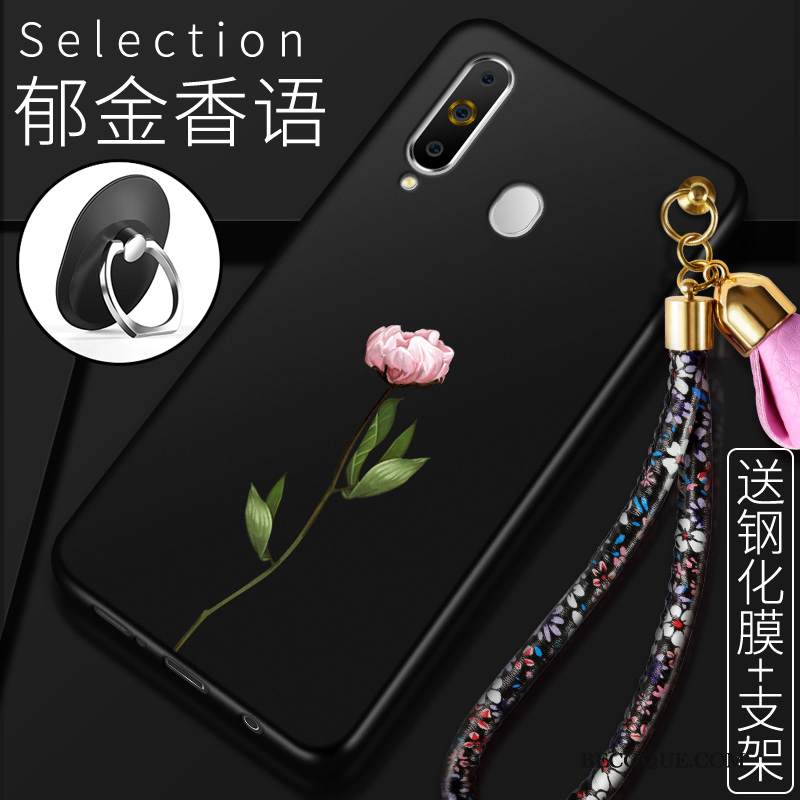 Kuori Samsung Galaxy A60 Pehmeä Neste Punainen Puhelimen Kuoret, Kotelo Samsung Galaxy A60 Ihana