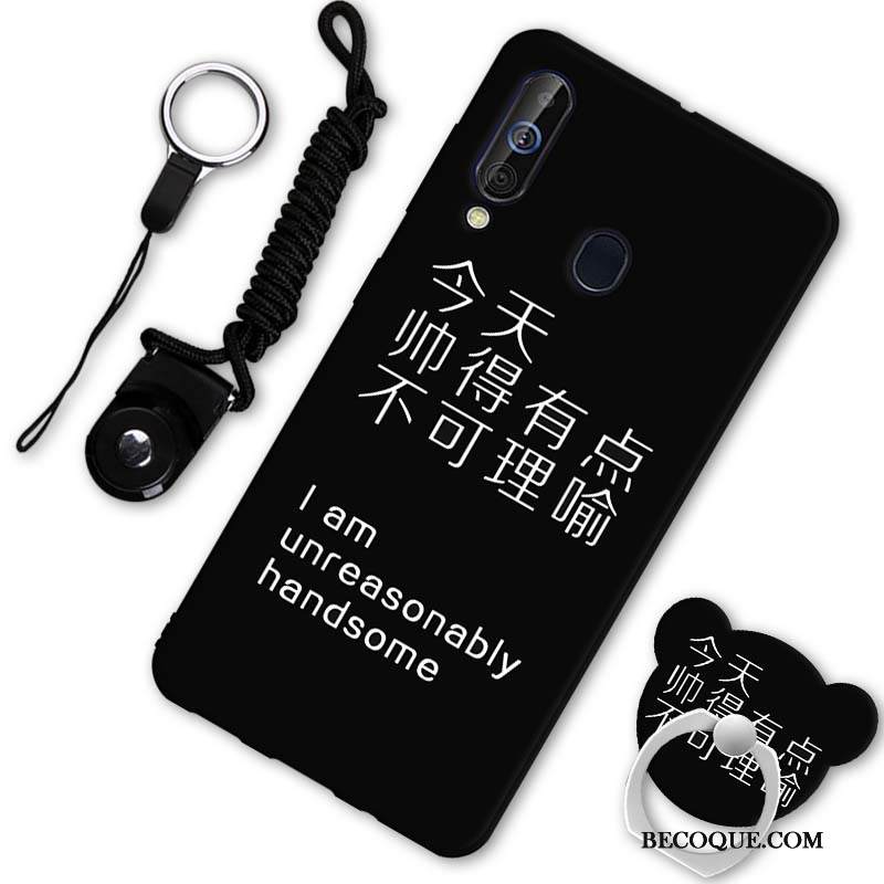 Kuori Samsung Galaxy A60 Silikoni Murtumaton Punainen, Kotelo Samsung Galaxy A60 Suojaus Pesty Suede Puhelimen Kuoret